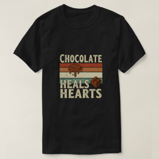 Chocolate Heals Hearts Tee T-shirt