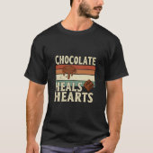 Chocolate Heals Hearts Tee T-shirt (Voorkant)