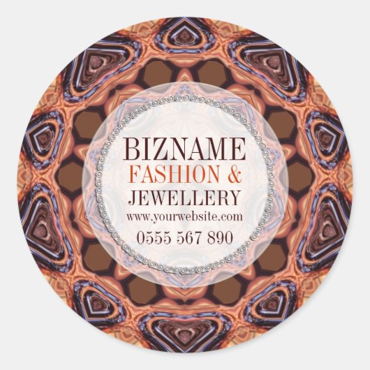 Chocolate Hearts Business Product Sticker (Voorkant)