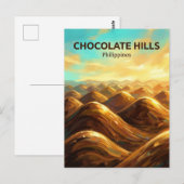 Chocolate Hills Filipijnen Briefkaart (Voorkant / Achterkant)
