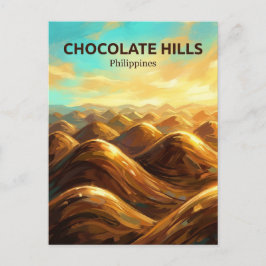 Chocolate Hills Filipijnen Briefkaart
