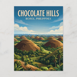 Chocolate Hills Filipijnen Briefkaart