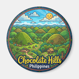 Chocolate Hills Filipijnen Magneet