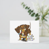 Chocolate Holiday Cheer Feestdagenkaart (Staand voorkant)