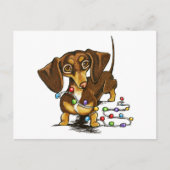 Chocolate Holiday Cheer Feestdagenkaart (Voorkant)