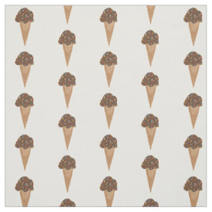 Chocolate Ice Cream bevat patroon Stof