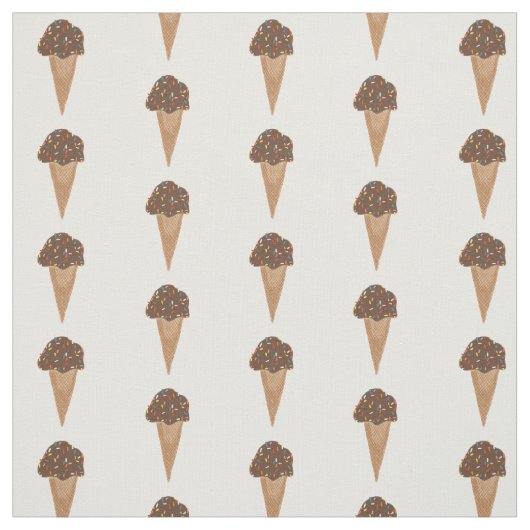 Chocolate Ice Cream bevat patroon Stof (Swatch)