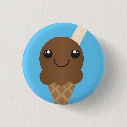 Chocolate Ice Cream Button (Voorkant)