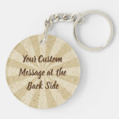 Chocolate Ice Cream Stick Sleutelhanger (Achterkant)