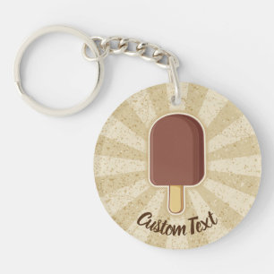 Chocolate Ice Cream Stick Sleutelhanger