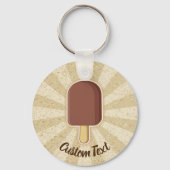 Chocolate Ice Cream Stick Sleutelhanger (Voorkant)