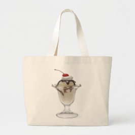 Chocolate Ice Cream Sundae Grote Tote Bag