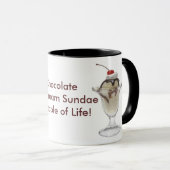 Chocolate Ice Cream Sundae Mok (Voorkant rechts)