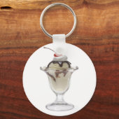 Chocolate Ice Cream Sundae Sleutelhanger (Voorkant)