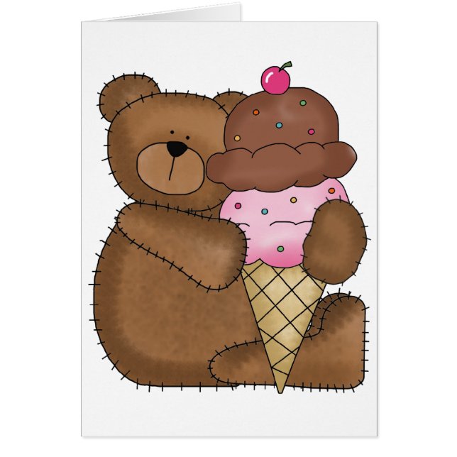 Chocolate Ice Cream Teddy (Voorkant)