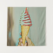 Chocolate ice cream wandkleed (Voorkant)