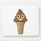 Chocolate Ice crème of wel? Fun. met Emoji Muismat (Voorkant)