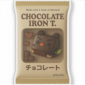 Chocolate Iron T: Bittersweet Valentine Toy Sticker (Voorkant)