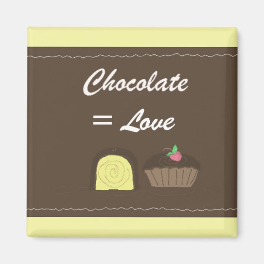 Chocolate is een liefde magneet (Voorkant)