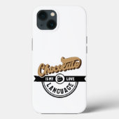 Chocolate is mijn liefdestaal Case-Mate iPhone case (Achterkant)