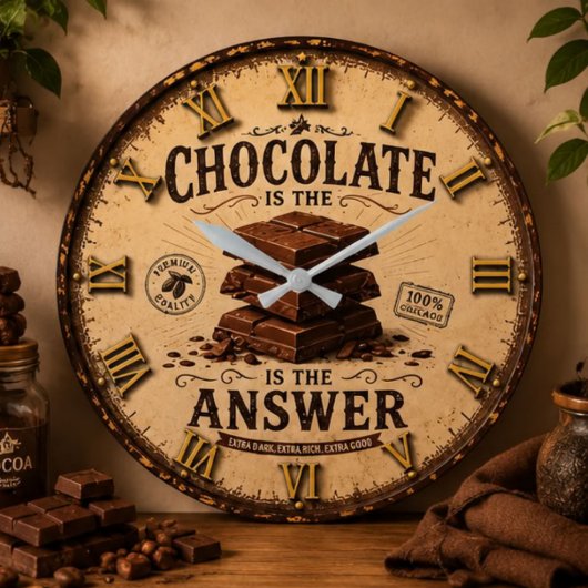  Chocolate Is the Answer Kitchen Decor for Bakers Grote Klok