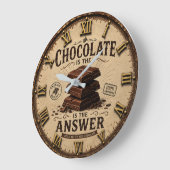  Chocolate Is the Answer Kitchen Decor for Bakers Grote Klok (Hoek)