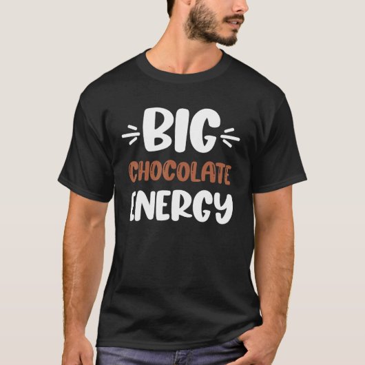 Chocolate   Kids Chocolate   Big Chocolate Energy T-shirt (Voorkant)