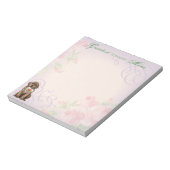 Chocolate Lab Heart mama Notitieblok (Linkerzijde)