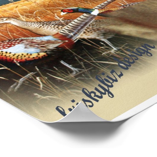 Chocolate Lab Hunts Poster (Hoek)