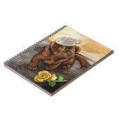 Chocolate Lab Latte Notitieboek (Linkerzijde)