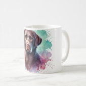 🐾 Chocolate Lab liefhebbers, deze Mok is voor jou (Voorkant rechts)