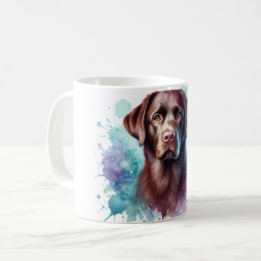 🐾 Chocolate Lab liefhebbers, deze Mok is voor jou (Voorkant links)