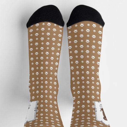 Chocolate Lab mam (Labrador Retriever mam) Sokken (Top)