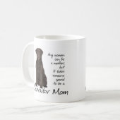 Chocolate Lab mama Koffiemok (Voorkant links)