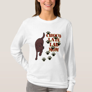 Chocolate Lab mama T-shirt
