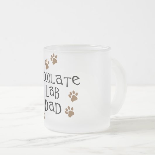 Chocolate Lab Pa Matglas Koffiemok (Voorkant rechts)