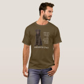 Chocolate Lab Pa T-shirt (Voorkant volledig)