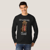 Chocolate Lab Pa T-shirt (Voorkant volledig)