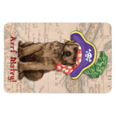 Chocolate Lab Pirate Magneet (Horizontaal)