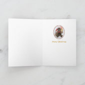 Chocolate Lab Puppy Kerst Kaarten (Binnen)