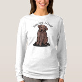 Chocolate Lab Puppy T-shirt (Voorkant)