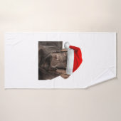 Chocolate Lab Shirt Labrador Retriever Dog Christm Badhanddoek (Badhanddoek)