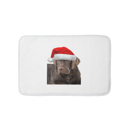 Chocolate Lab Shirt Labrador Retriever Dog Christm Badmat (Voorkant)