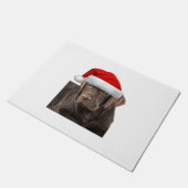 Chocolate Lab Shirt Labrador Retriever Dog Christm Deurmat (Schuin)