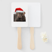 Chocolate Lab Shirt Labrador Retriever Dog Christm Handwaaier (Voorkant en achterkant)