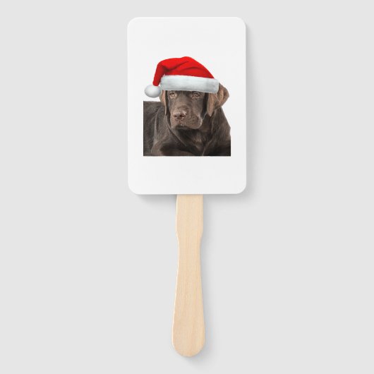 Chocolate Lab Shirt Labrador Retriever Dog Christm Handwaaier (Voorkant)