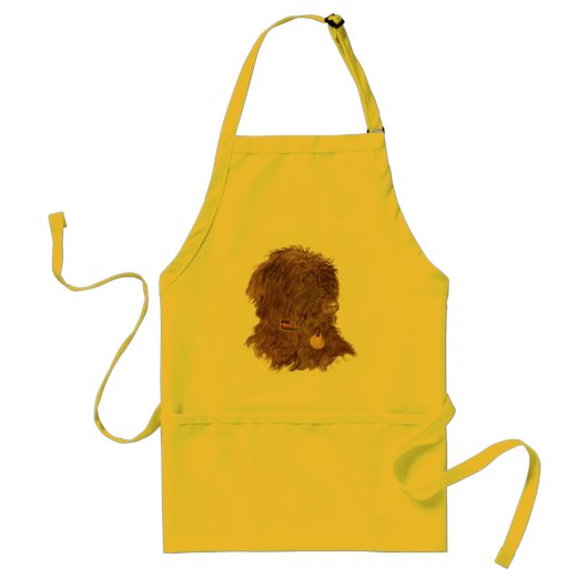 Chocolate Labradole Xena Apron Standaard Schort (Voorkant)