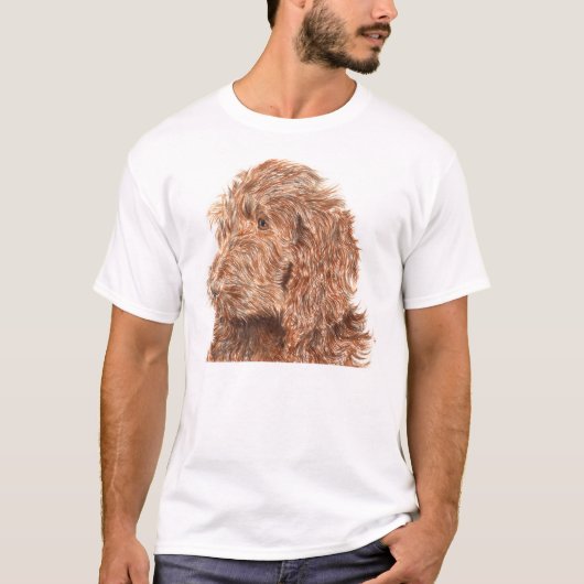 Chocolate Labradoodle #2 T-shirt (Voorkant)