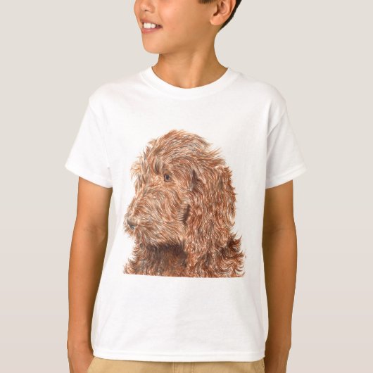 Chocolate Labradoodle T-shirt (Voorkant)