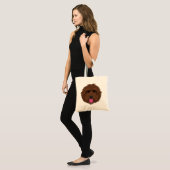 Chocolate Labradoodle Tote Bag (Voorkant (model))